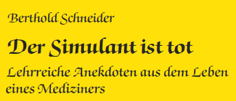 Der Simulant ist tot